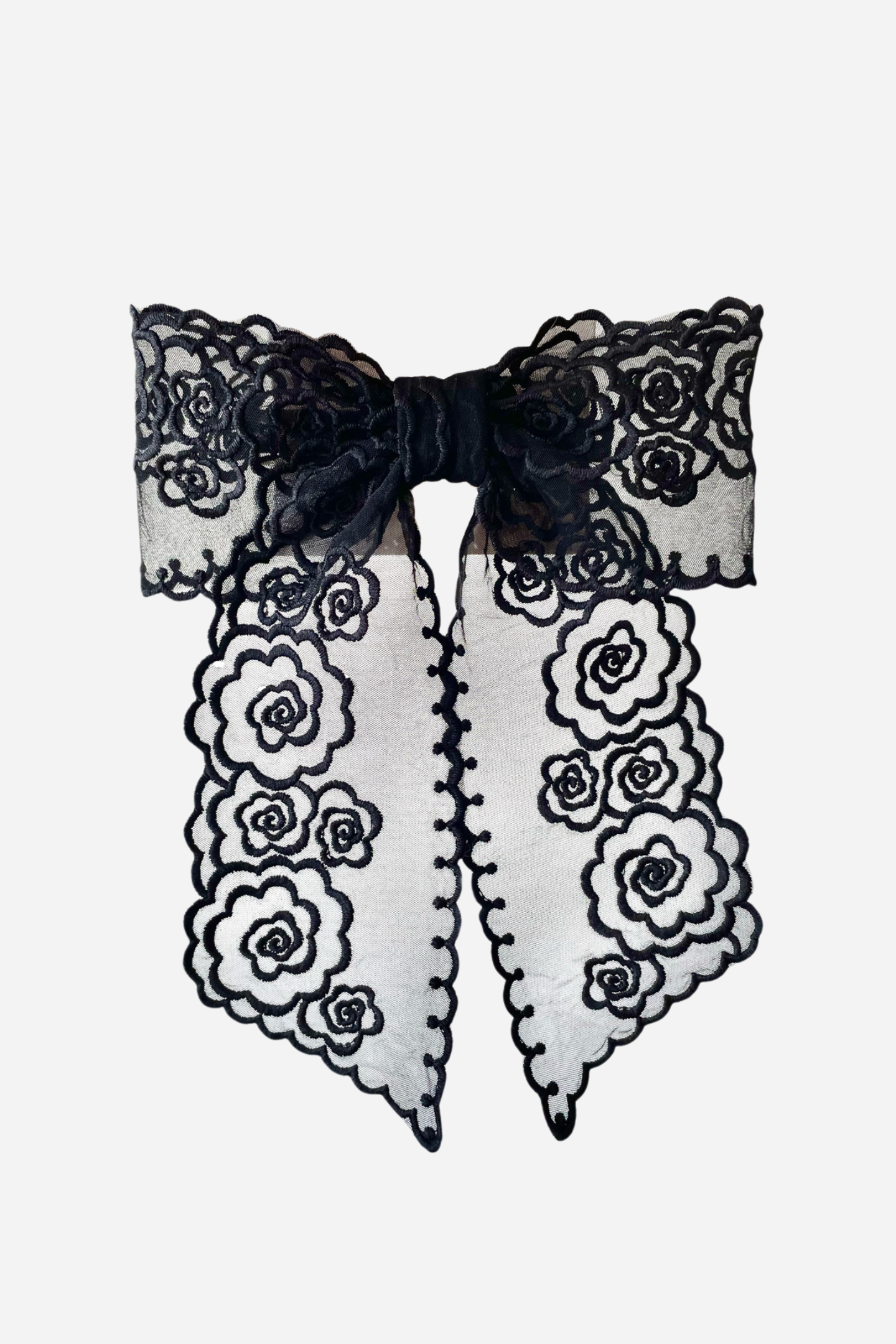 Rose Bowknot Hair Clip